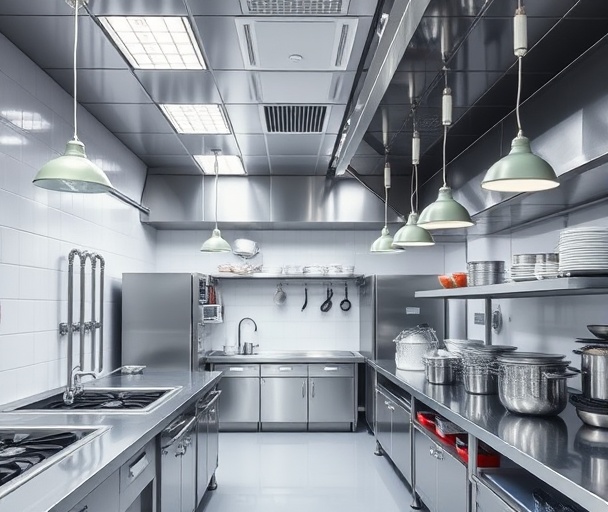 FSSAI Food Safety Officer inspecting commercial kitchen for license compliance